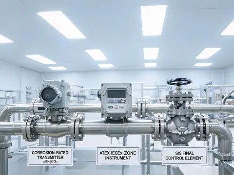 Chemical process instrument loop